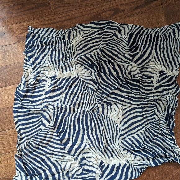 Rat & Boa Thalia Coverup/Dress & Matching Head Scarf - Navy/Cream - Picture 10 of 11